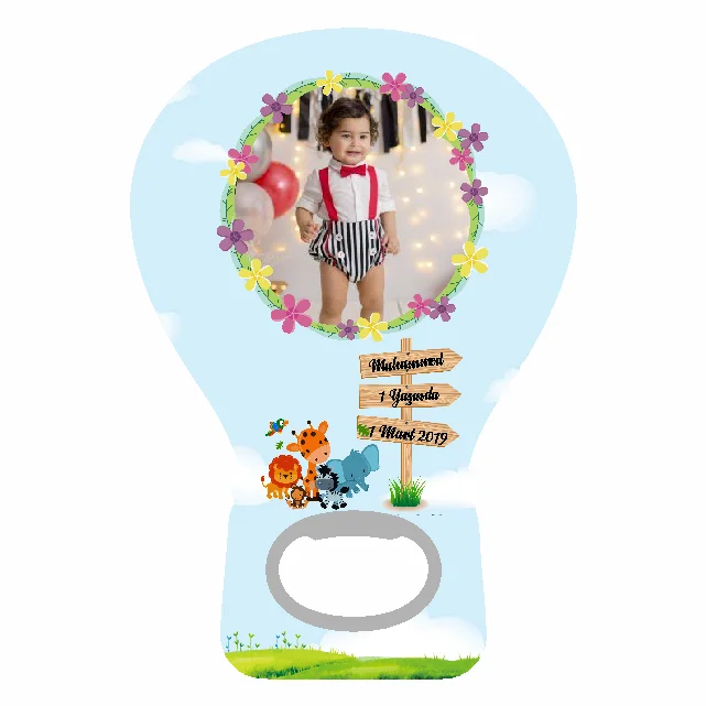 Safari Temalı Balon Açacak Magneti